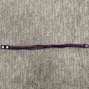 Purple wrap bracelet